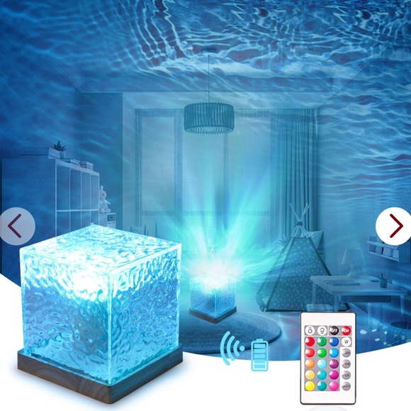 Other - LED Dynamic Water Pattern Light with Remote, NIB